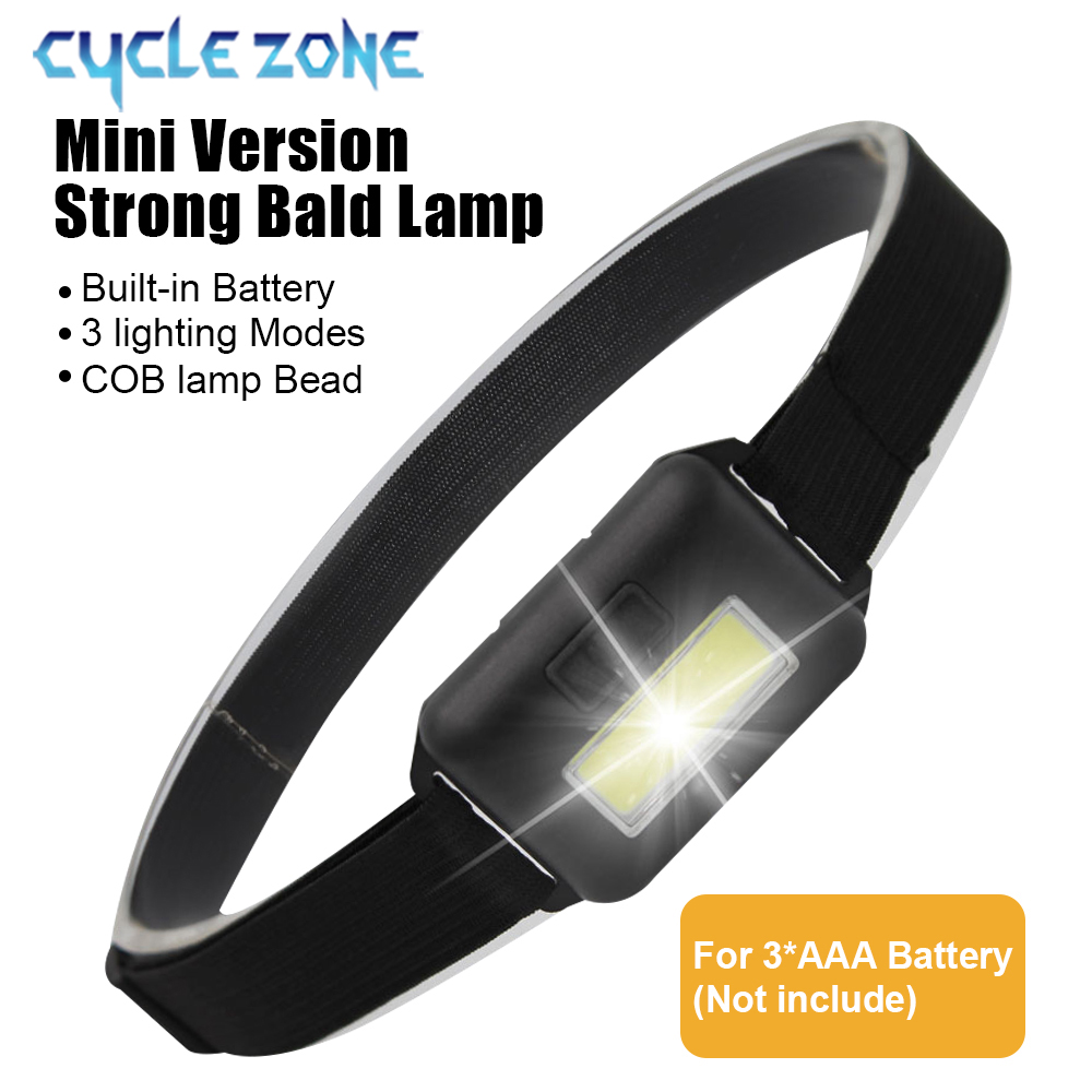 Outdoor Adventure Hunt - Mini-Stirnlampe, tragbar, COB-Scheinwerfer, 3 Lichtmodi, Camping-Kopf-Taschenlampe,