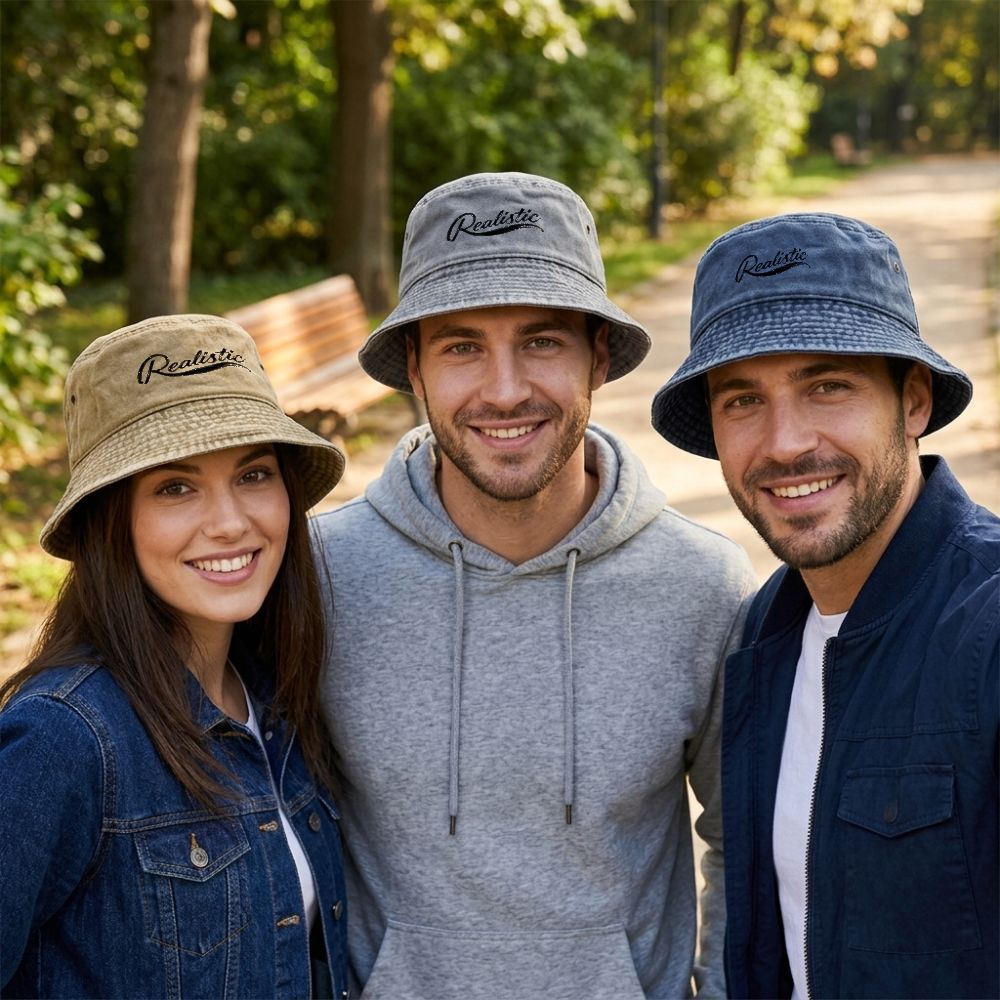 Outdoor Adventure Festival - 1 Stück Vintage Washed Bucket Hat