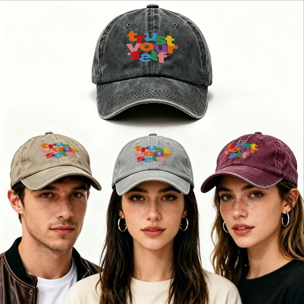 Outdoor Adventure Festival - 1 Stück Retro Washed Distressed Baseball