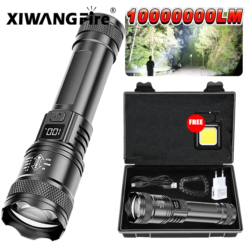 Outdoor Adventure Camp - Ultrahelle LED-Taschenlampe, 2000 lm, Typ C,