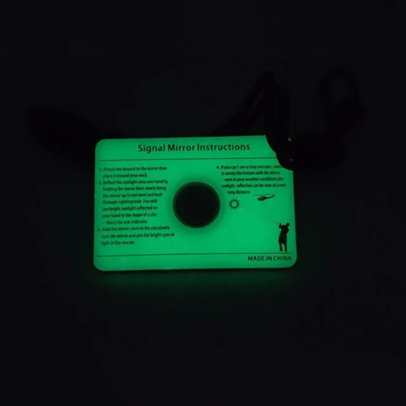 Rechteckiger Notfall-Spiegel M – Signal Mirror Rescue Bewertung und Preis