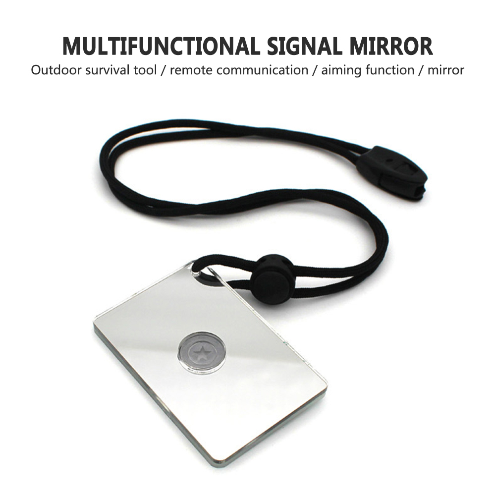 Multifunktionaler Überlebens-  – Signal Mirror Rescue Bewertung und Preis