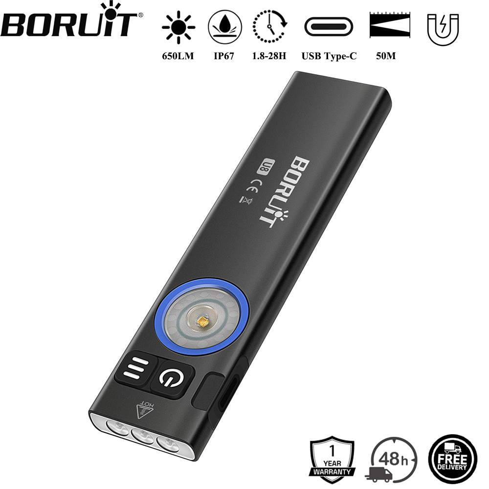 BORUiT U8 650LM EDC LED-Tasche – Outdoor Adventure Camp Bewertung und Preis