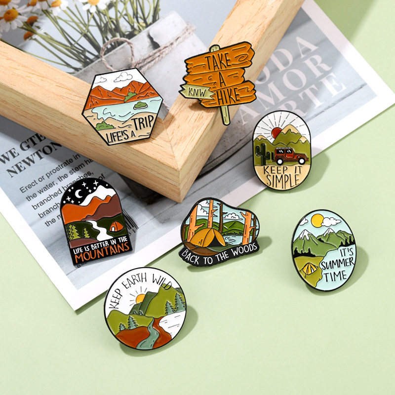 Outdoor-Abenteuer-Emaille-Pins – Outdoor Adventure Friends Bewertung und Preis