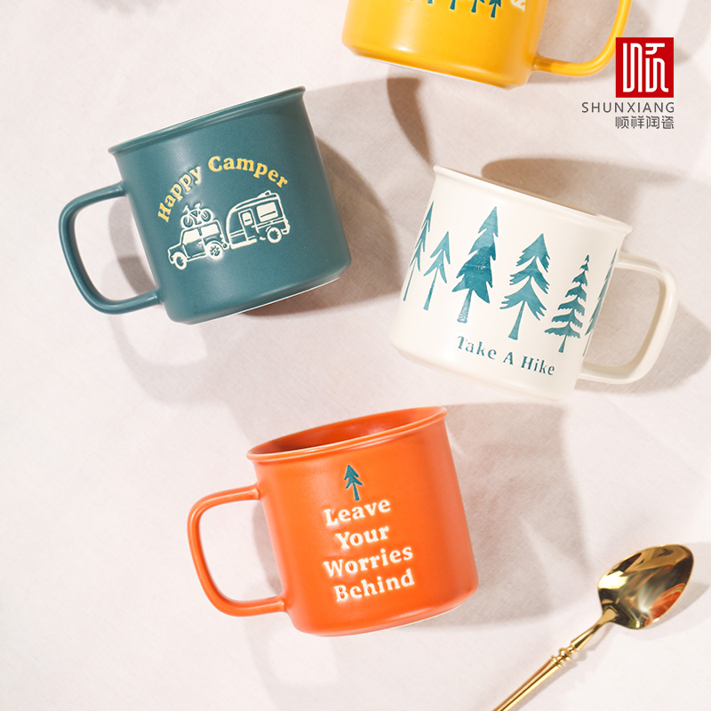 SHUNXIANG Keramiktasse im Camp – Outdoor Adventure Friends Bewertung und Preis