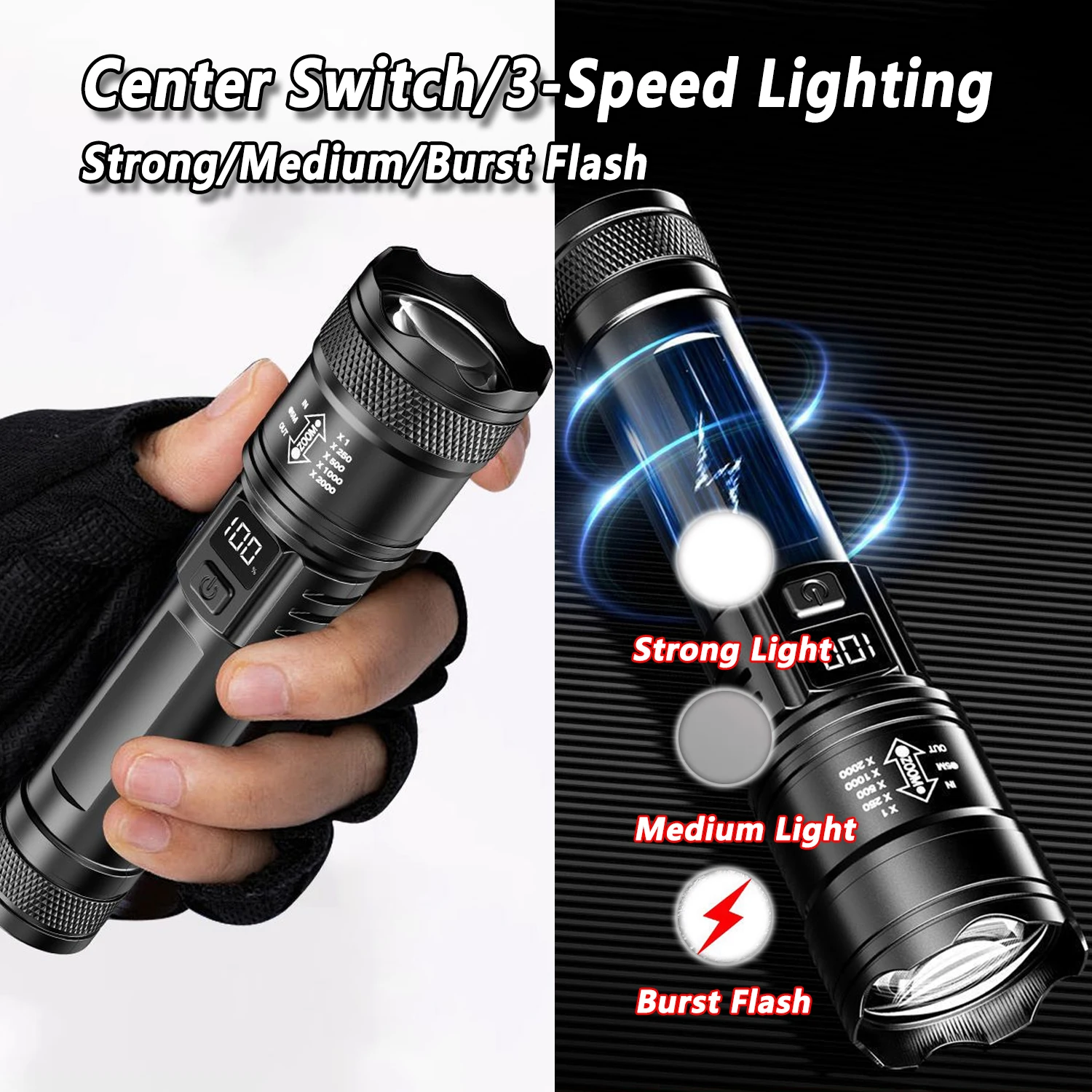 Ultrahelle LED-Taschenlampe, 2 – Outdoor Adventure Camp Bewertung und Preis