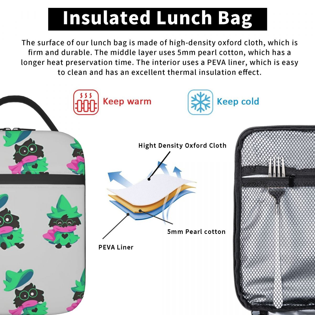 Deltarune Isolierte Lunchtasch – Outdoor Adventure Girl Bewertung und Preis
