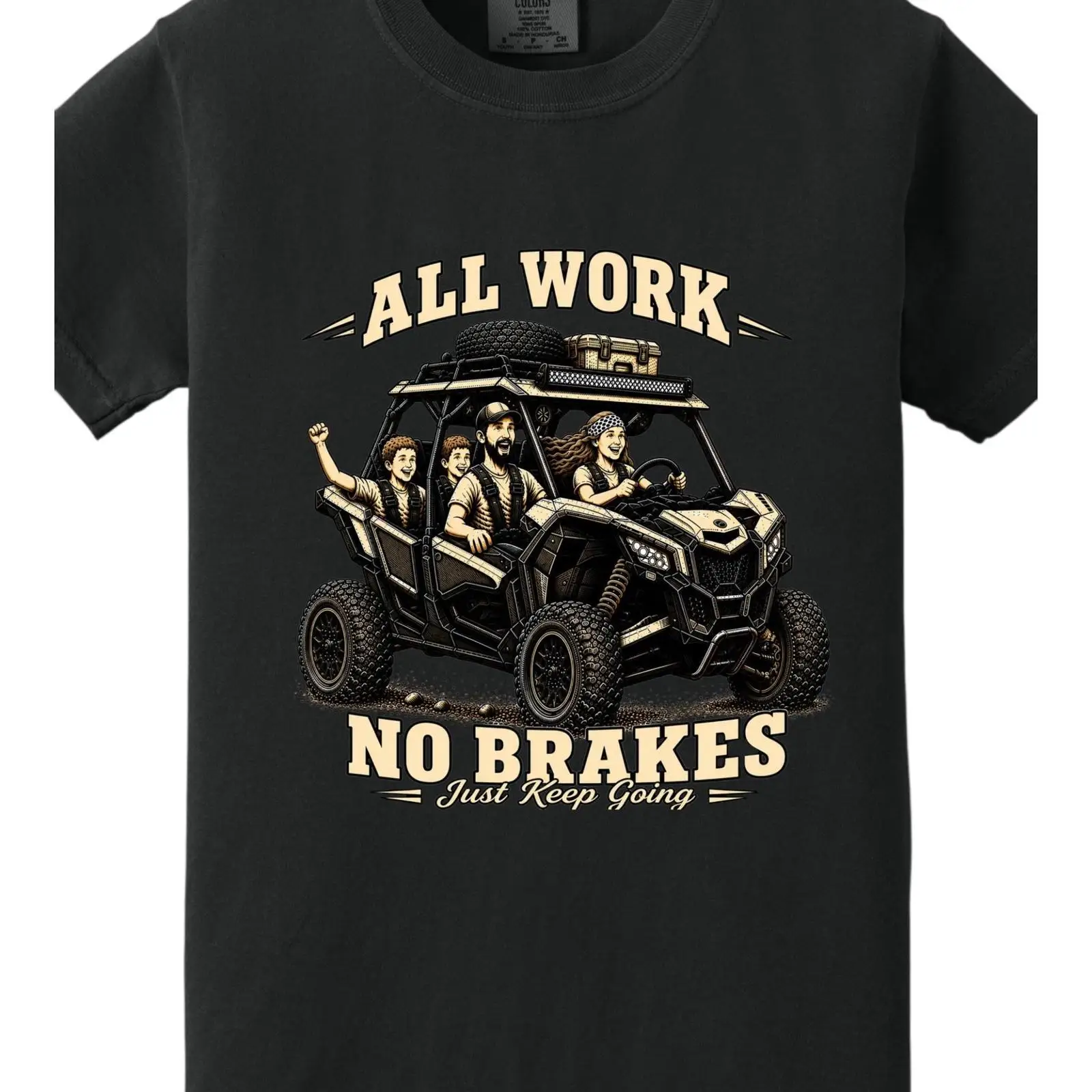 All Work No Brakes UTV T-Shirt – Outdoor Adventure Utv Bewertung und Preis