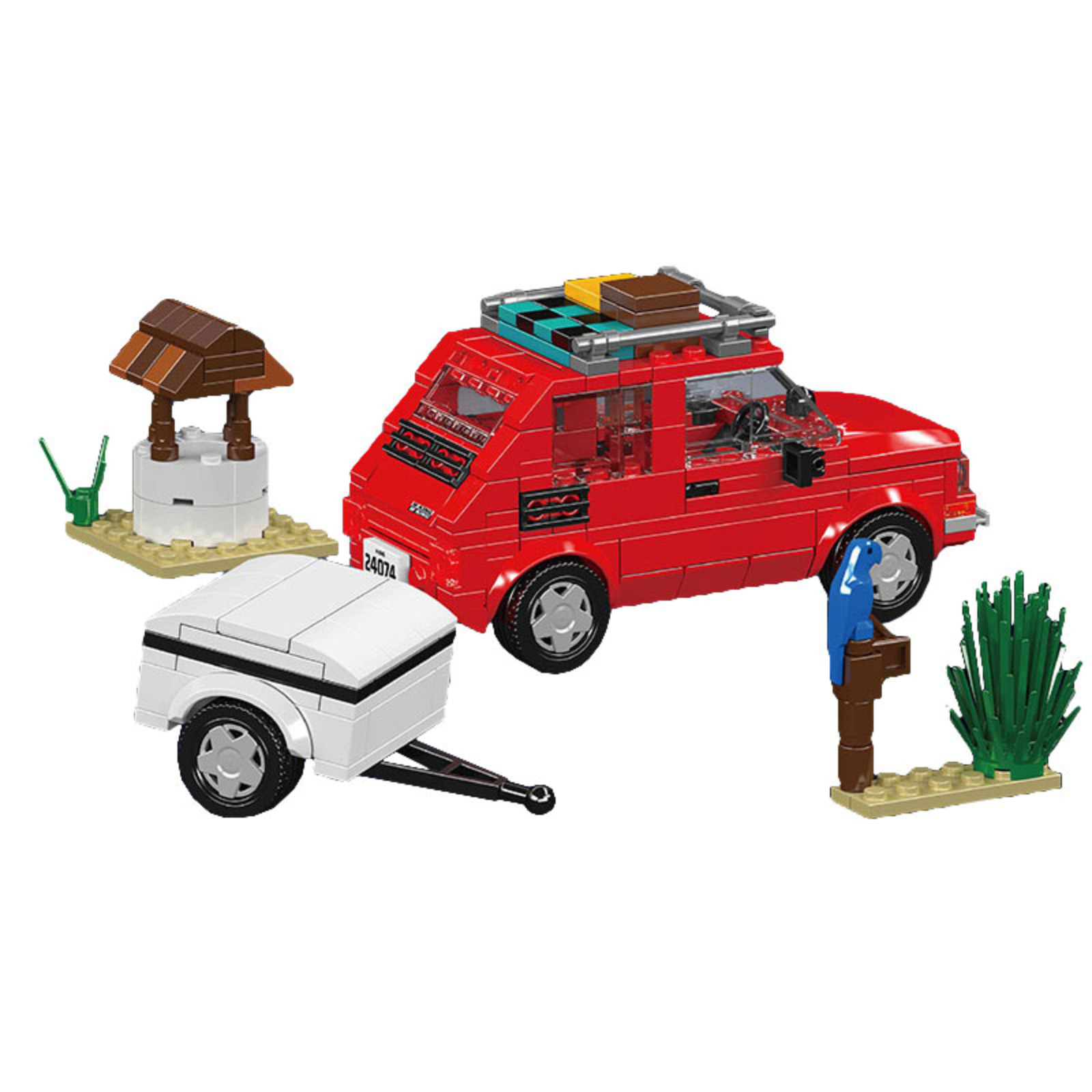 Mould King 24074 No.Fiat 126P  – Outdoor Adventure Toys For Kids Bewertung und Preis